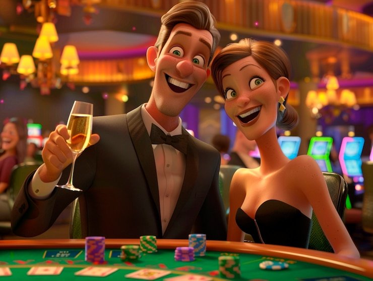 Diamond Empire slot game interface showing five reels and gem symbols on vegasbet slot platform